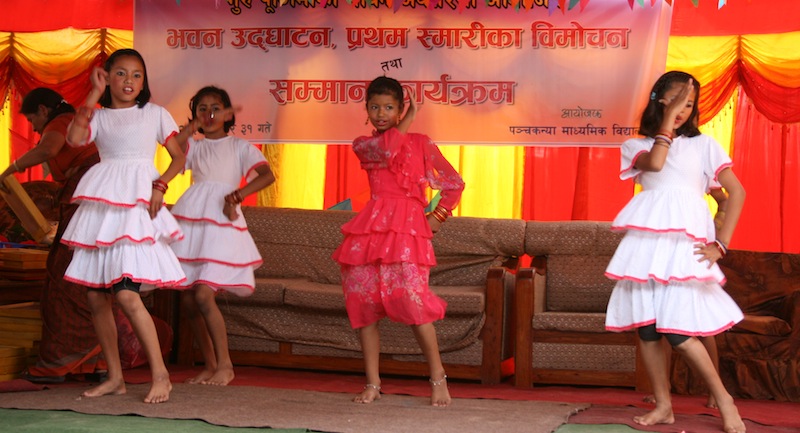 Kopila is an avid dancer and never shies away from an opportunity to dance! Here she is centre-stage at a school programme last year.
